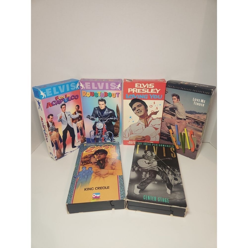 Elvis Presley VHS Lot
